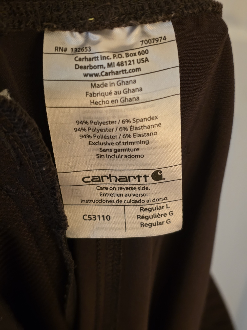 CARHARTT LONG SLEEVE SCRUB SET - Picture 7 of 7